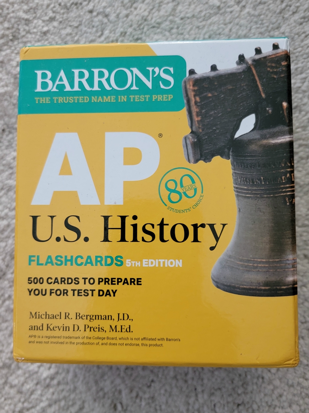 AP U.S. History Flashcards - Yellow